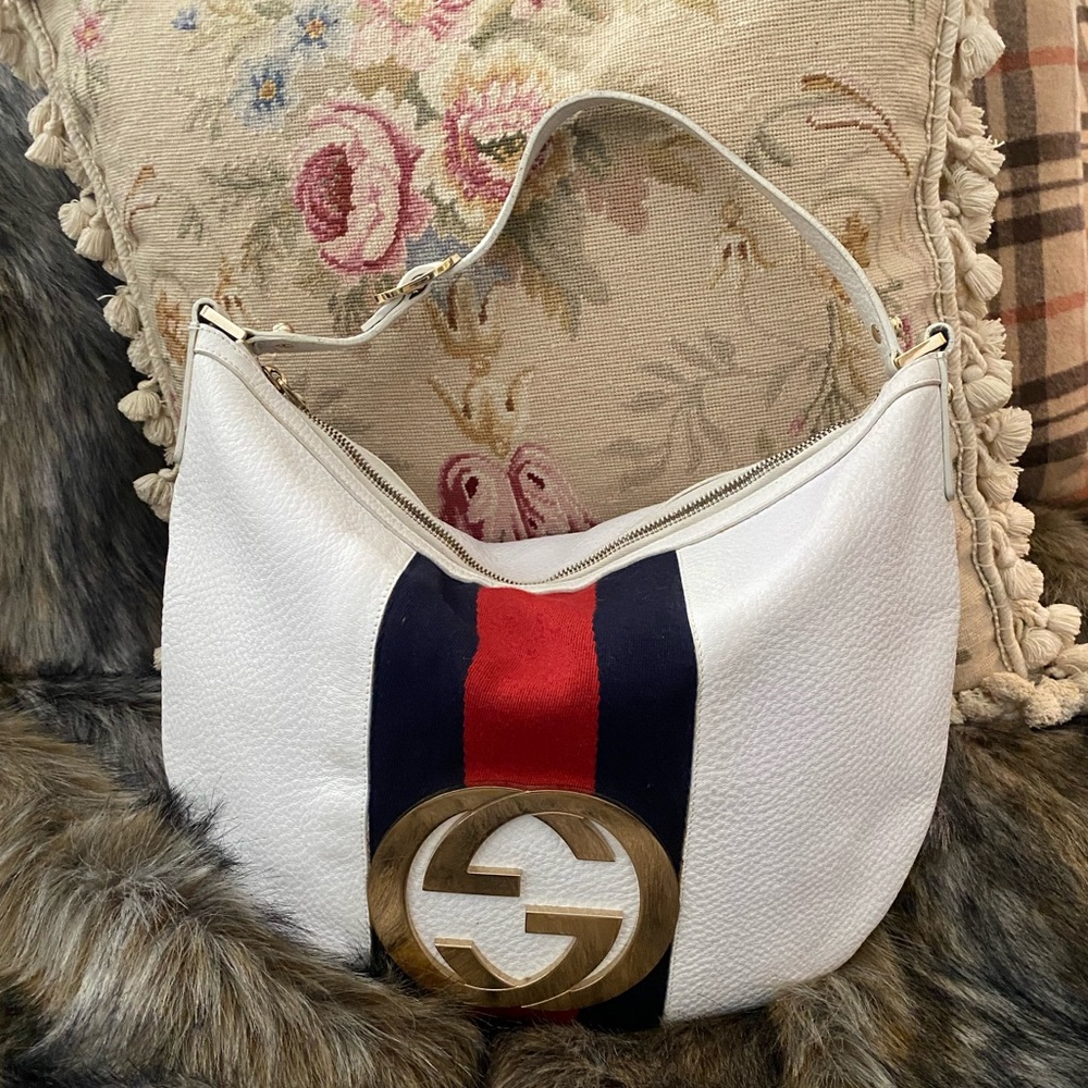 Gucci Interlocking G Blondie Hobo - Picture 4 of 14